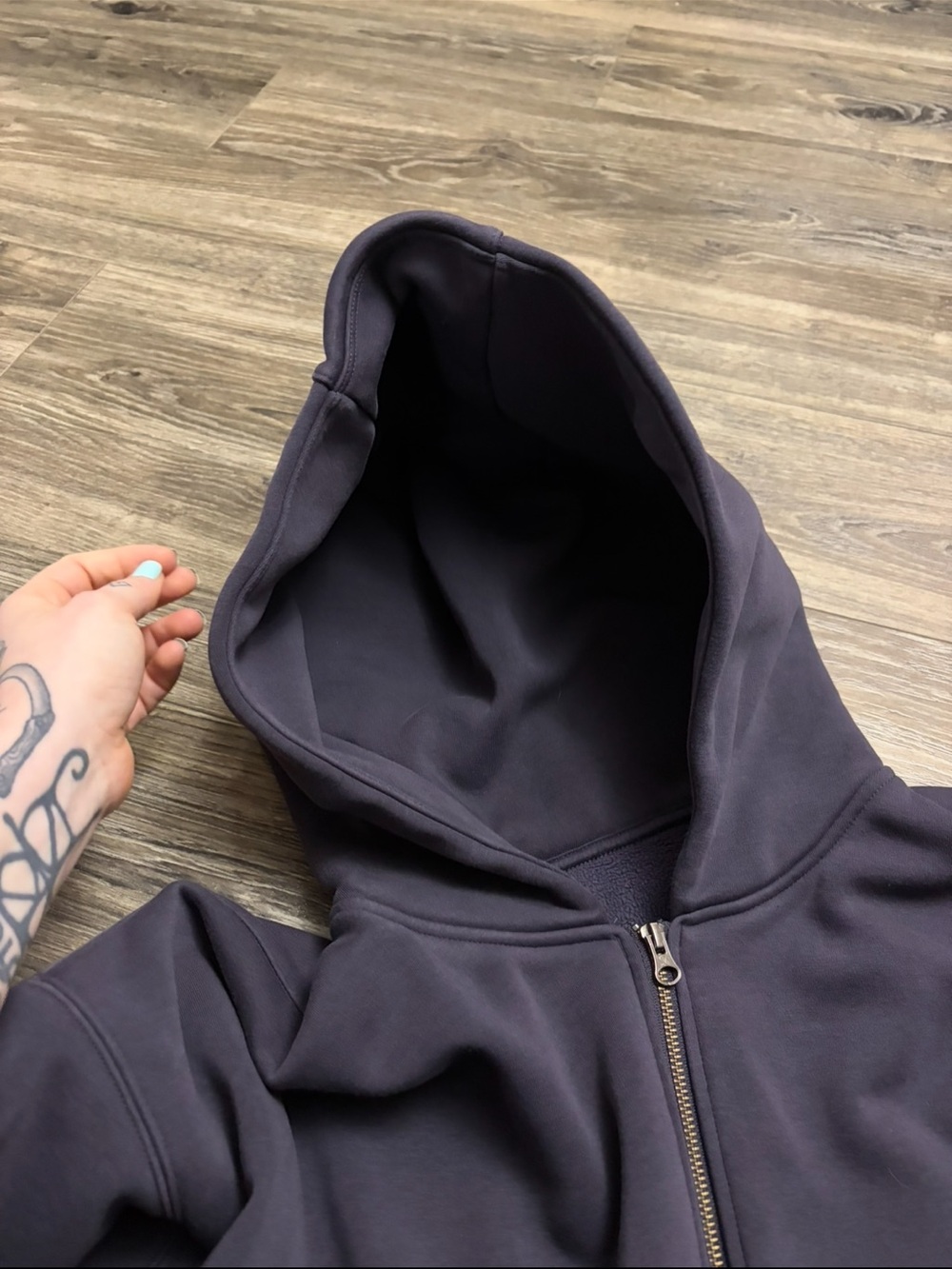 Lululemon Big Cozy Full-Zip Hoodie (Atmospheric Purple) Size XL - Picture 7 of 11